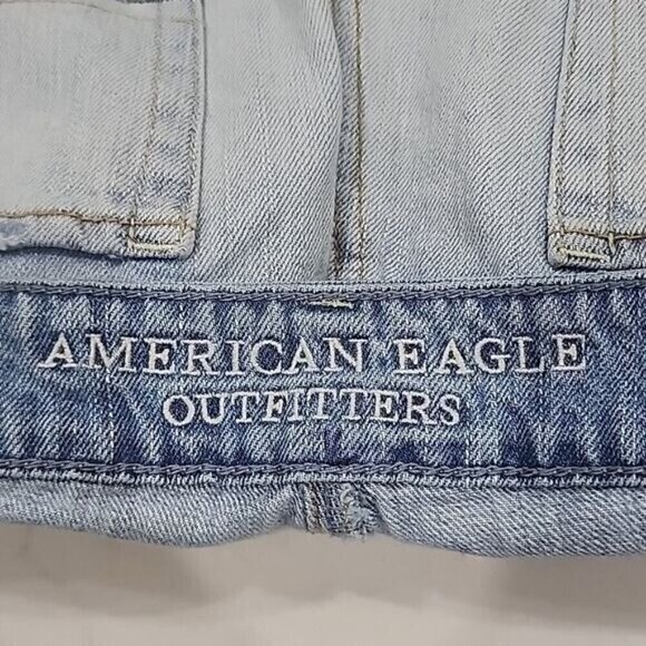 American Eagle Shorts Jean Hi-rise Festival jean shorts Light Wash Women's 6 - Picture 3 of 5
